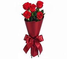 Букет 5 Красных роз Эдлесс Лав в Терновке