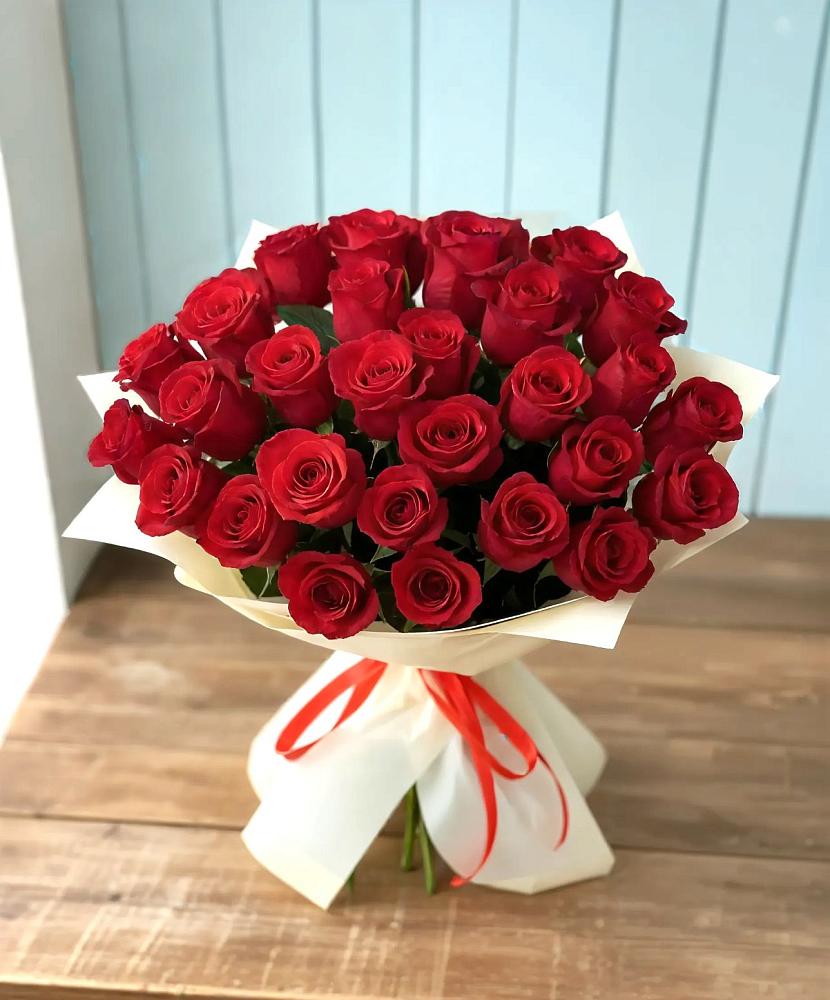 Букет 29 Красных роз в Терновке