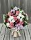 Букет цветов из: Альстромерии, Гвоздики, Розы и Хризантемы в Терновке
