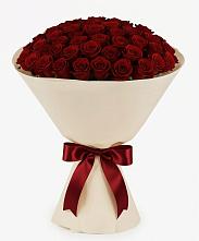 Букет 101 Бордовая роза Блэк Бакарра в Терновке