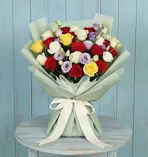 Букет цветов из:  Розы #REPLACE_PRED# Терновке