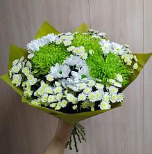 Букет цветов из:  Хризантемы #REPLACE_PRED# Терновке