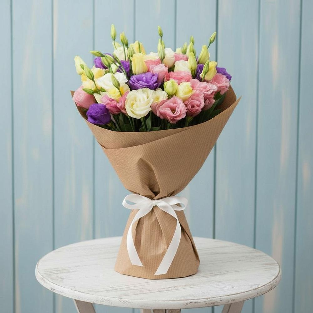 Букет цветов из: Лизиантусы в Терновке