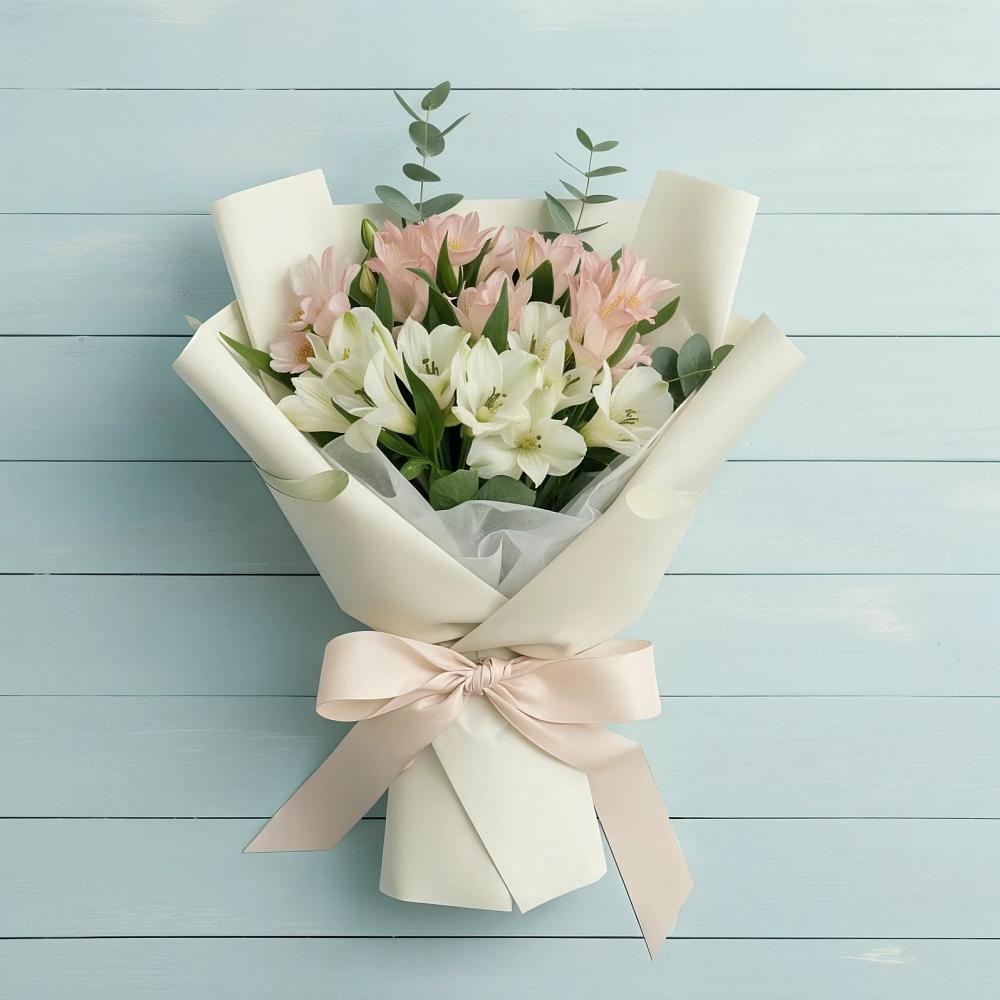 Букет цветов из: Альстромерии в Терновке