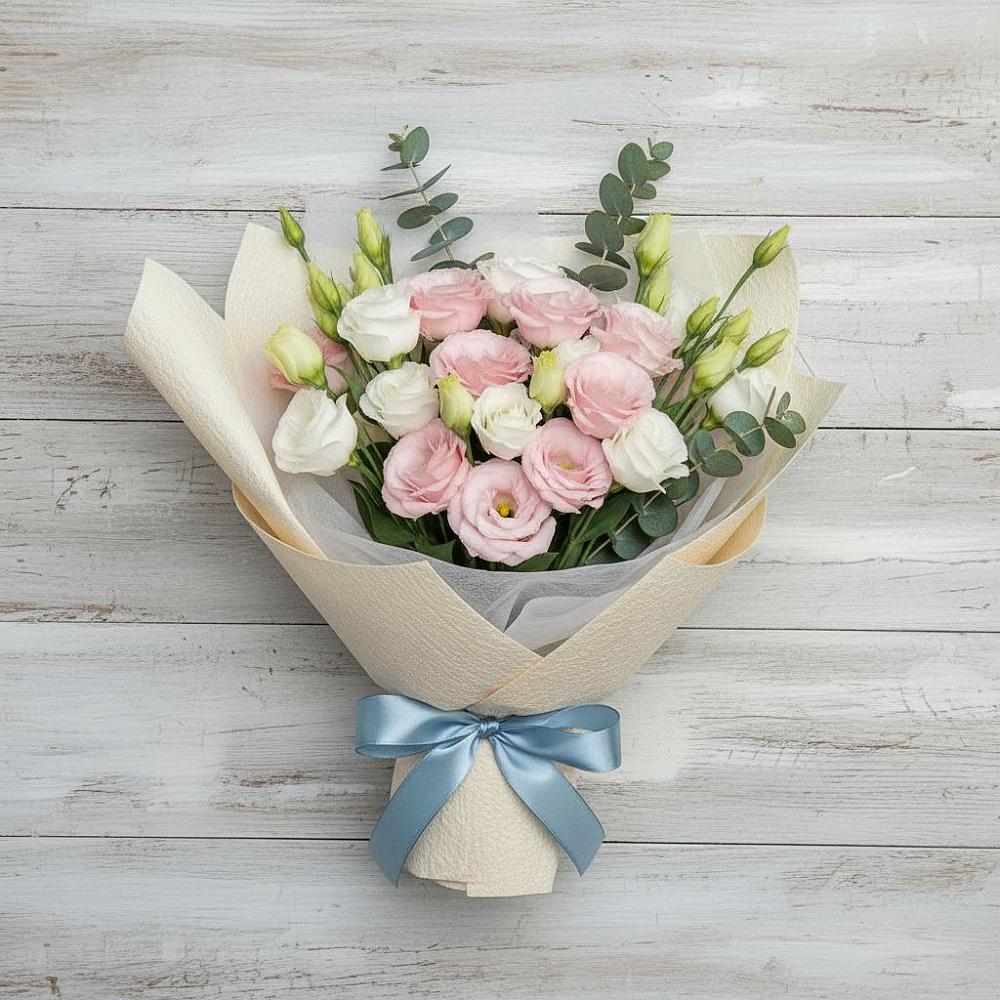 Букет цветов из: Лизиантусы в Терновке